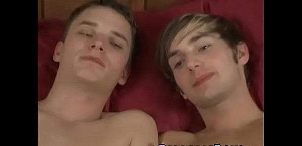  Rough and intense anal sex session for a pair of cute twinks